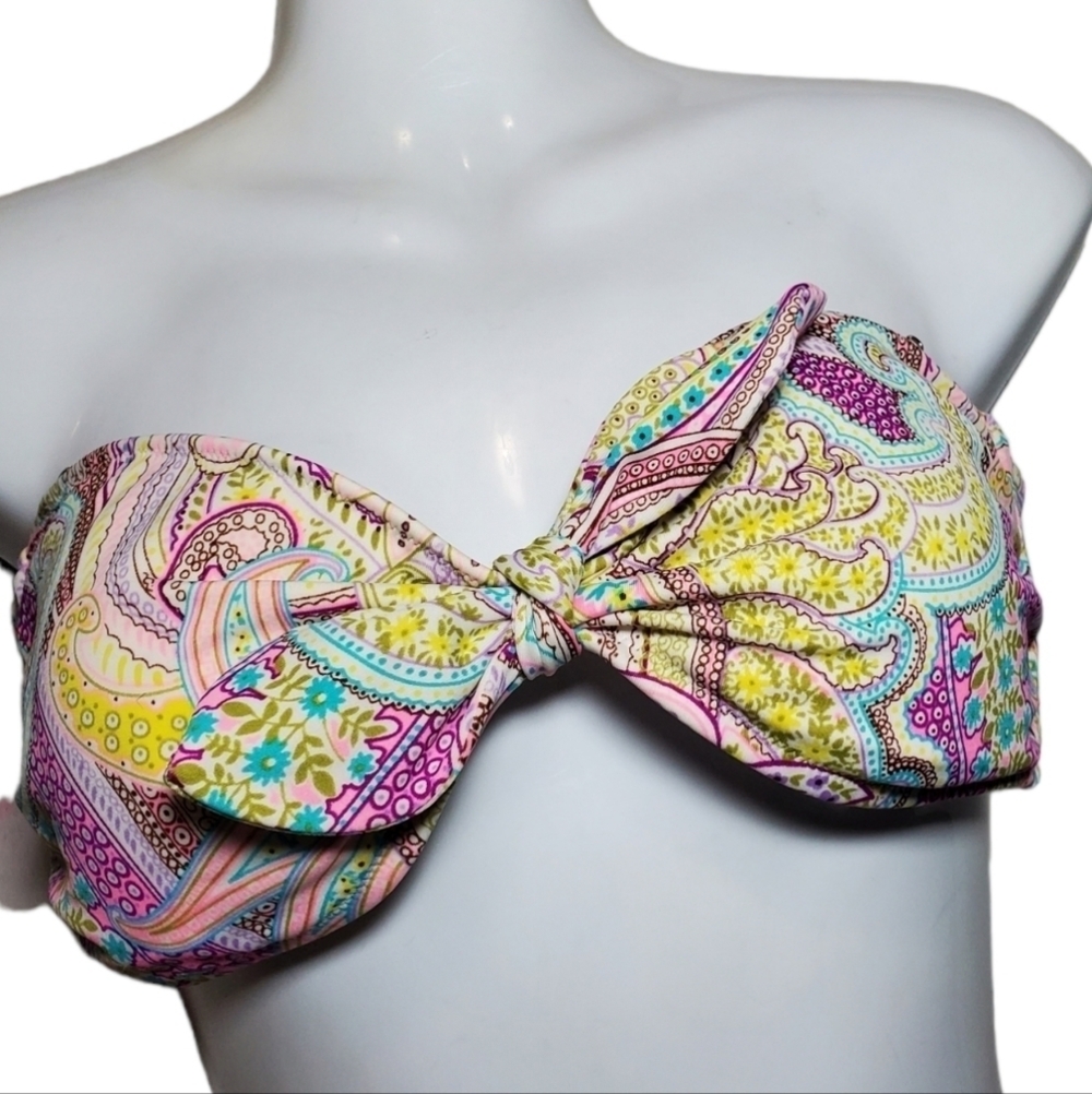 VICTORIAS SECRET bandeau swim top L